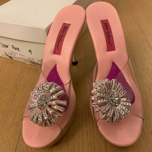 Pink Betsey Johnson heels
